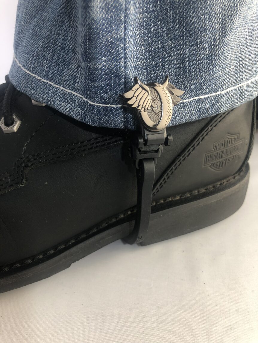 Midnight Cycle Boot Straps Set - Biker Boot Straps