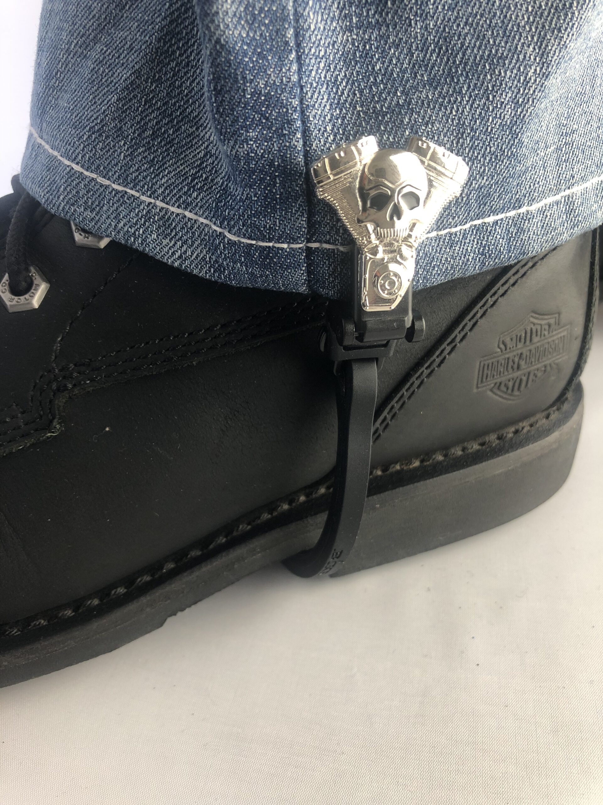 Harley hotsell boot straps