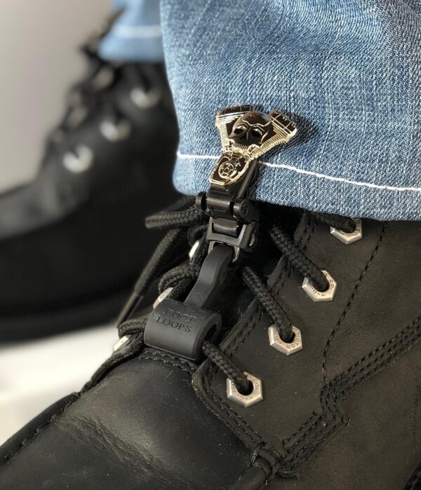 Motor Head Boot-Loops Set - Biker Boot Straps