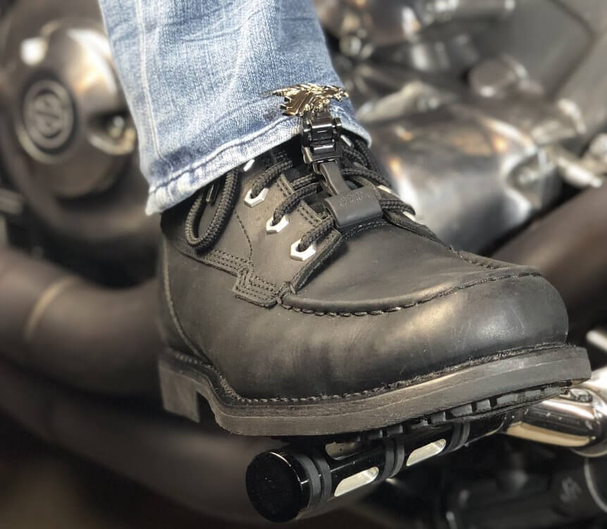 Silver Eagle Boot-Loops Set - Biker Boot Straps